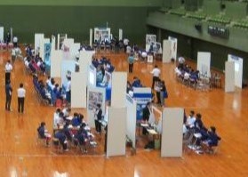 地元企業PR会場アップ
