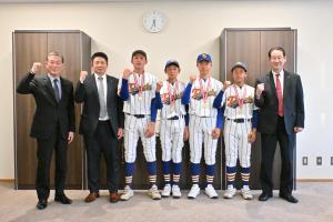 全国大会出場に伴う表敬訪問　高松ボーイズ