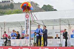 第77回丸亀お城まつり親子都市協定締結10周年イベント