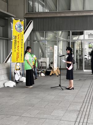 第14代丸亀市観光親善大使メッセージ朗読