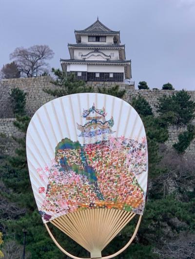 丸亀うちわ 奥ゆかしき丸亀城