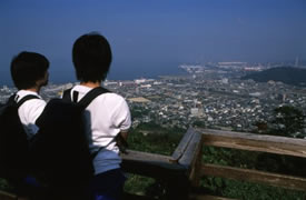 画像：青ノ山からの眺望