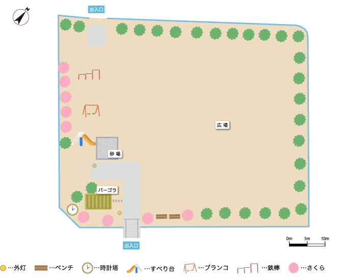 画像：園内見取り図