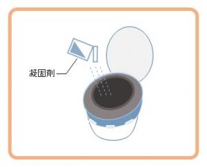 携帯トイレの使い方3