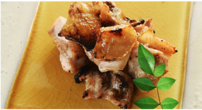 ほくろ屋　オリーブ地鶏の炙り焼き