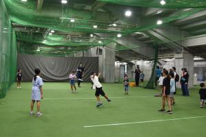 ドッジビーを楽しむ様子２