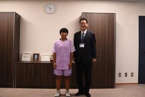 表敬訪問_ソフトテニス