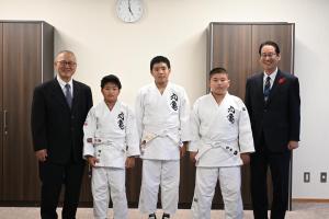 表敬訪問_柔道
