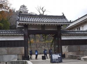 大手二の門すす払いの写真2