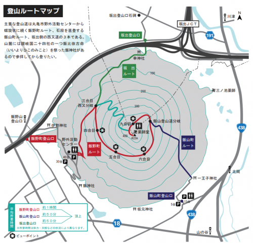 登山ルートマップ