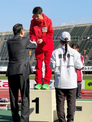 ハーフマラソン表彰式