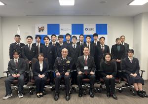 表敬訪問自衛隊入隊者